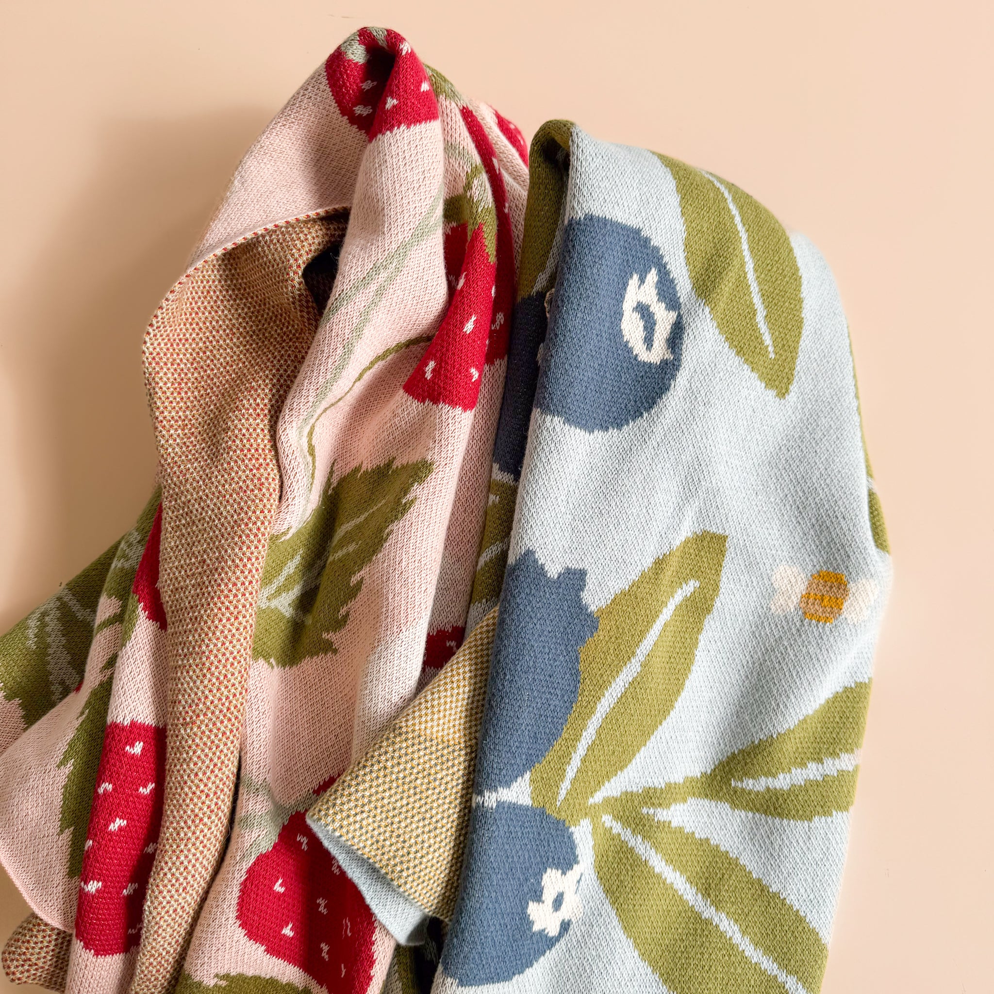 Blueberry Bear Bee Blanket | Organic Cotton - Image 7