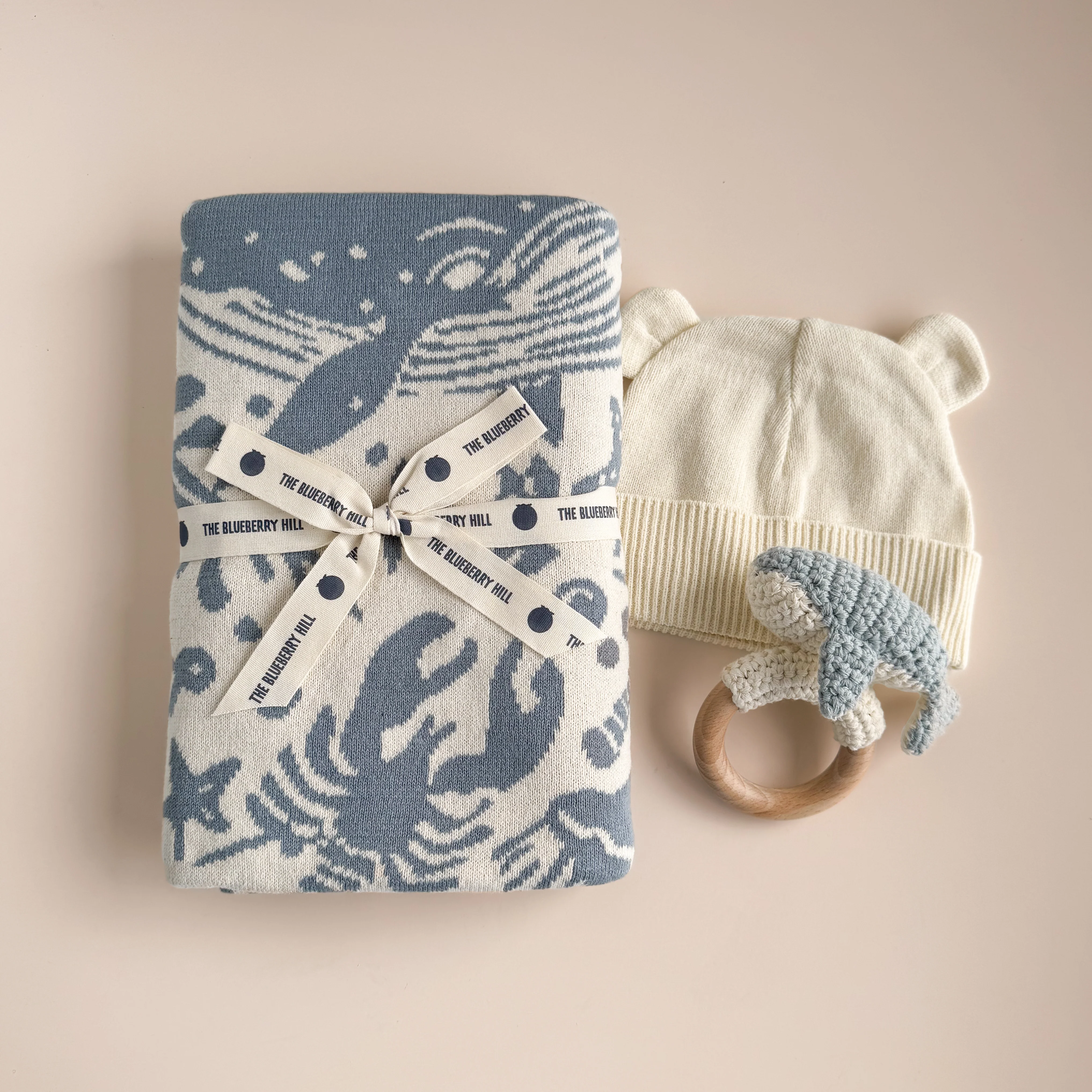 Cotton Baby Nautical Gift Set, Whale - Image 3