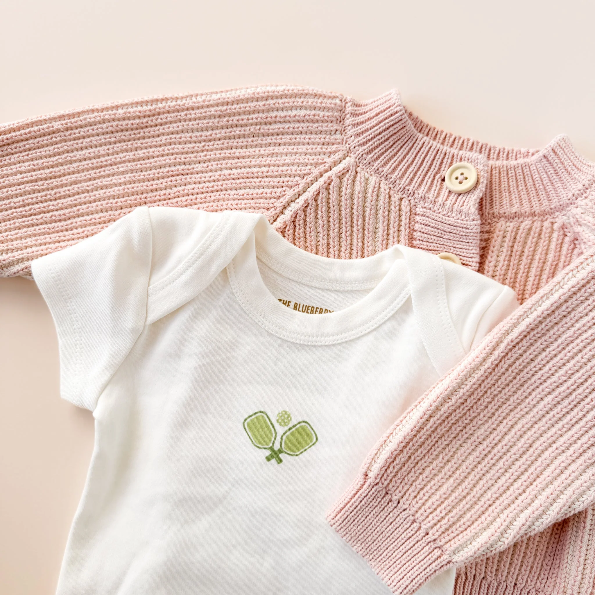 Cotton Brioche Cardigan, Blush - Image 7