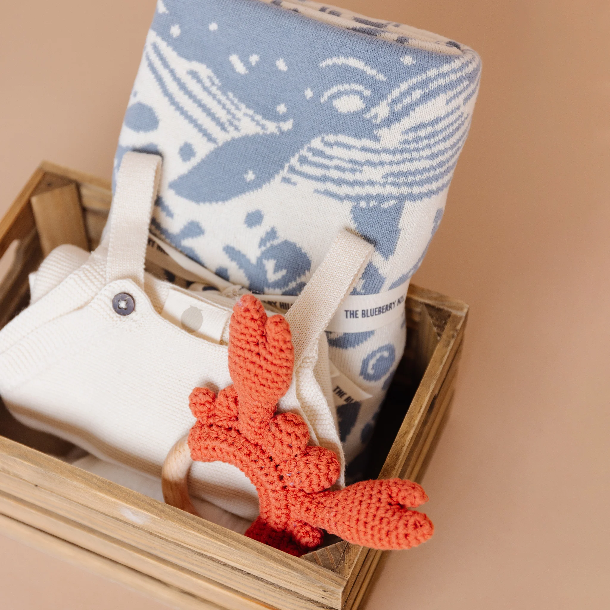 Cotton Crochet Teether Crab - Image 3