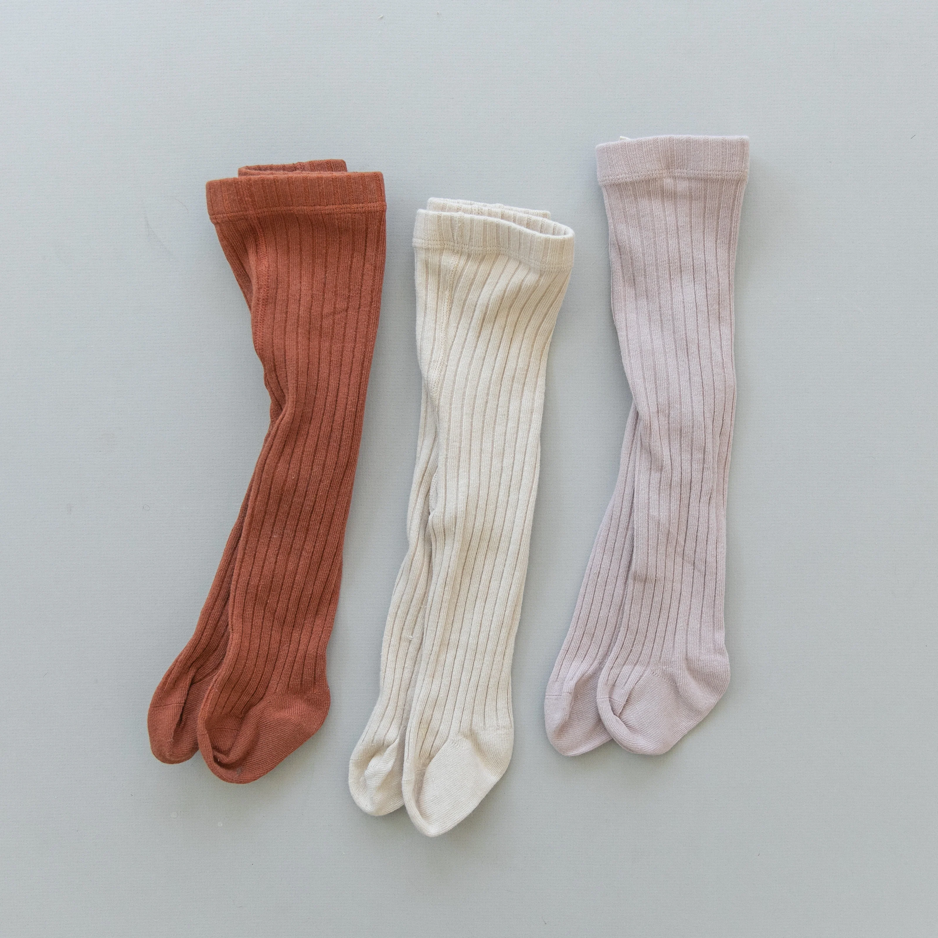 Cotton Tights, Blush - Image 3