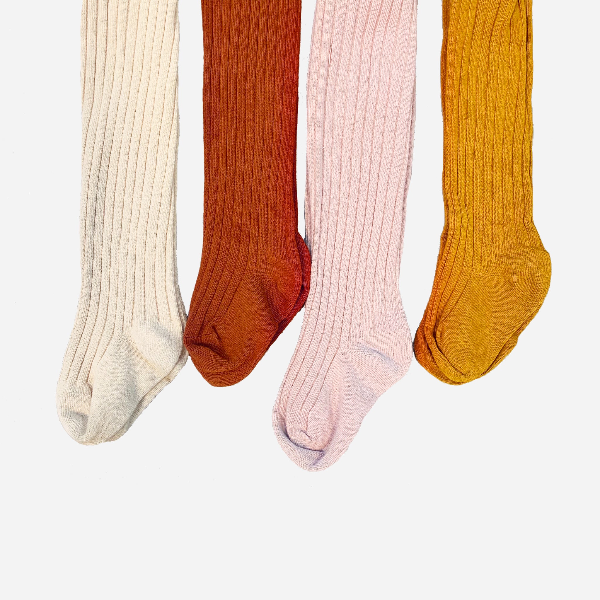 Cotton Tights, Cinnamon - Image 3