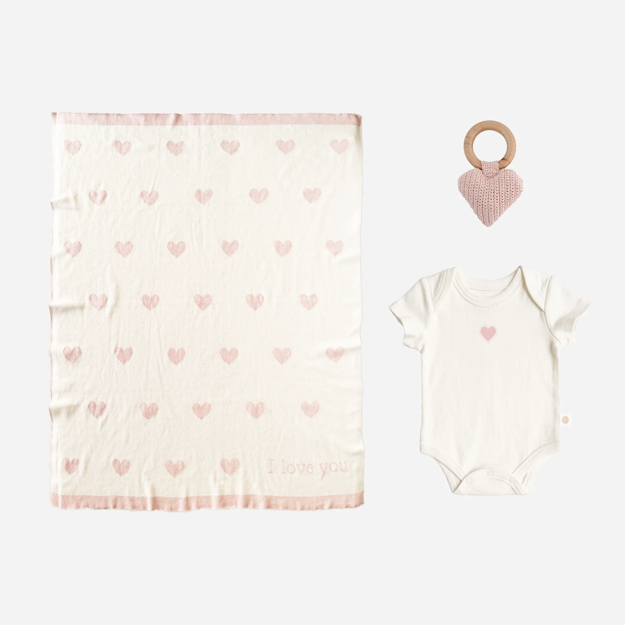 Heart I Love You Blanket Gift Set - Image 4