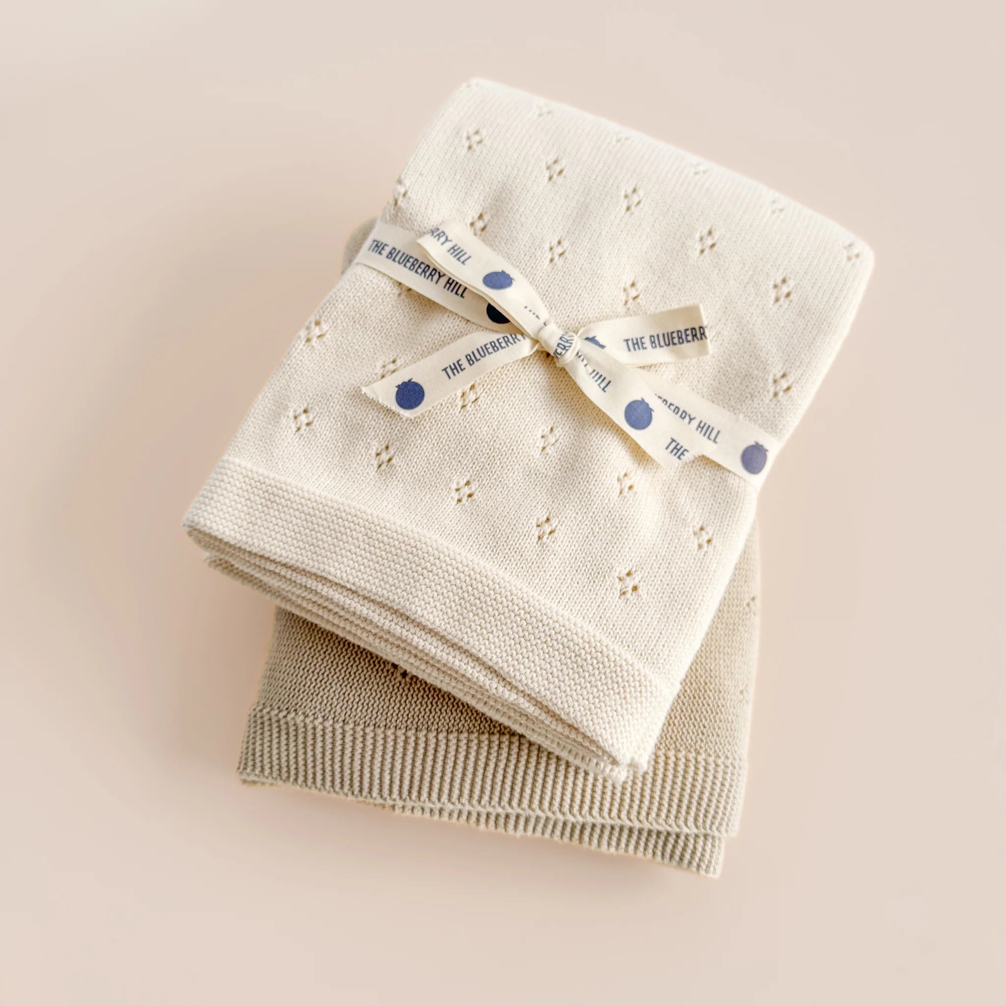 Heirloom Pique Blanket, Birch | Organic Cotton - Image 4