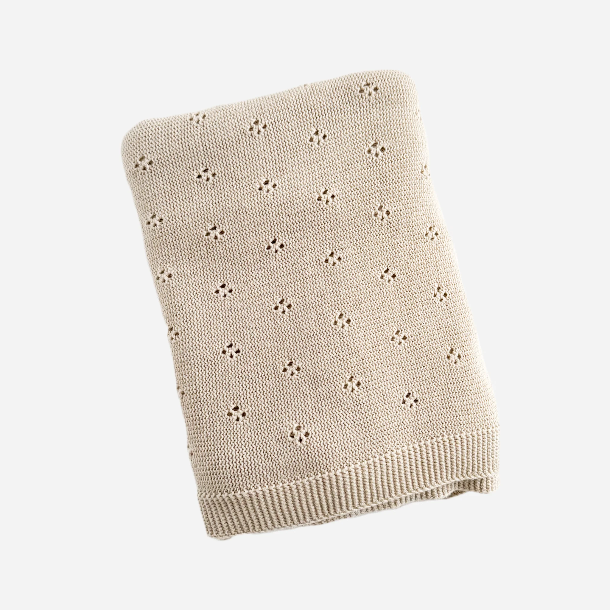 Heirloom Pique Blanket, Birch | Organic Cotton - Image 5