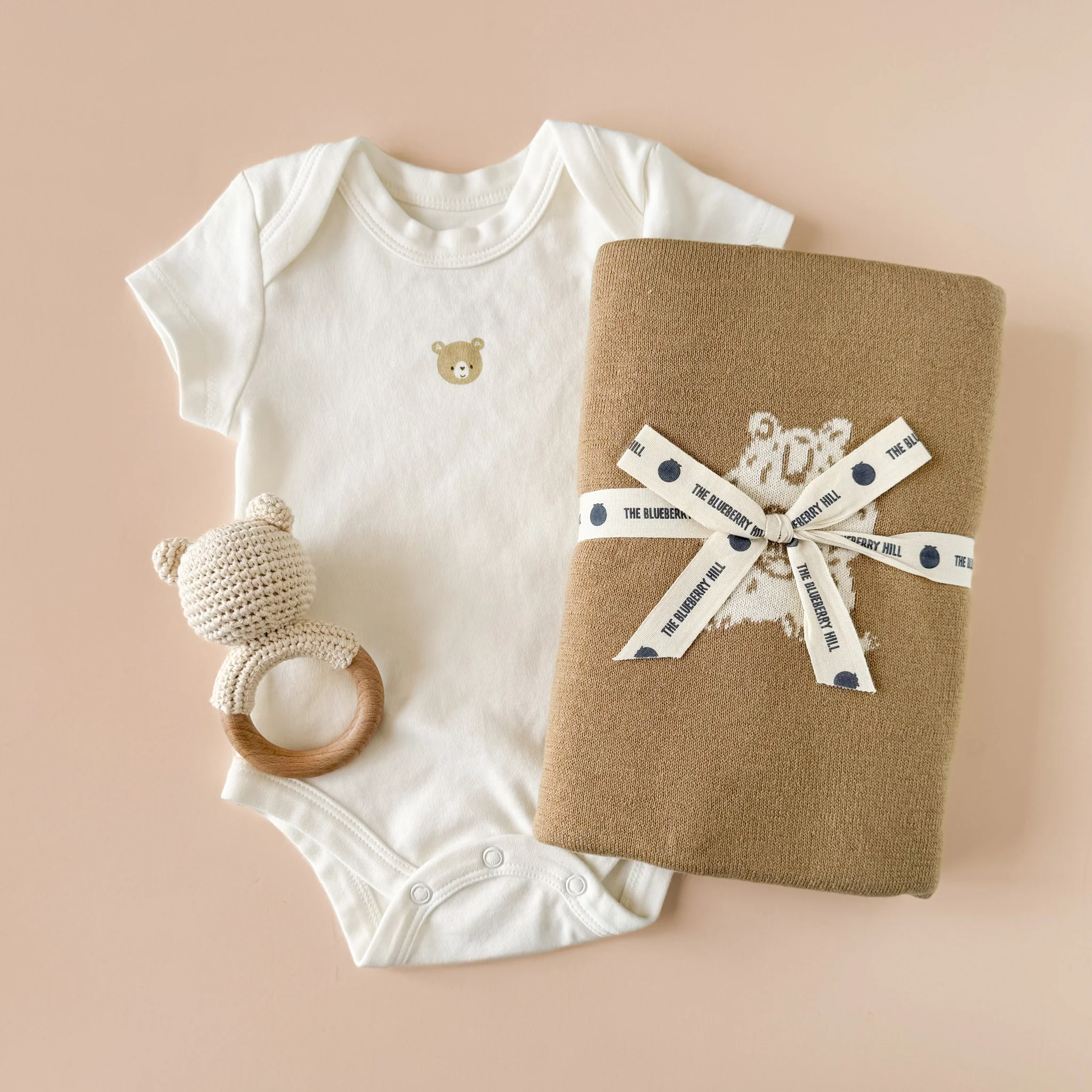 Organic Cotton Blanket, Honey Bear - Image 4