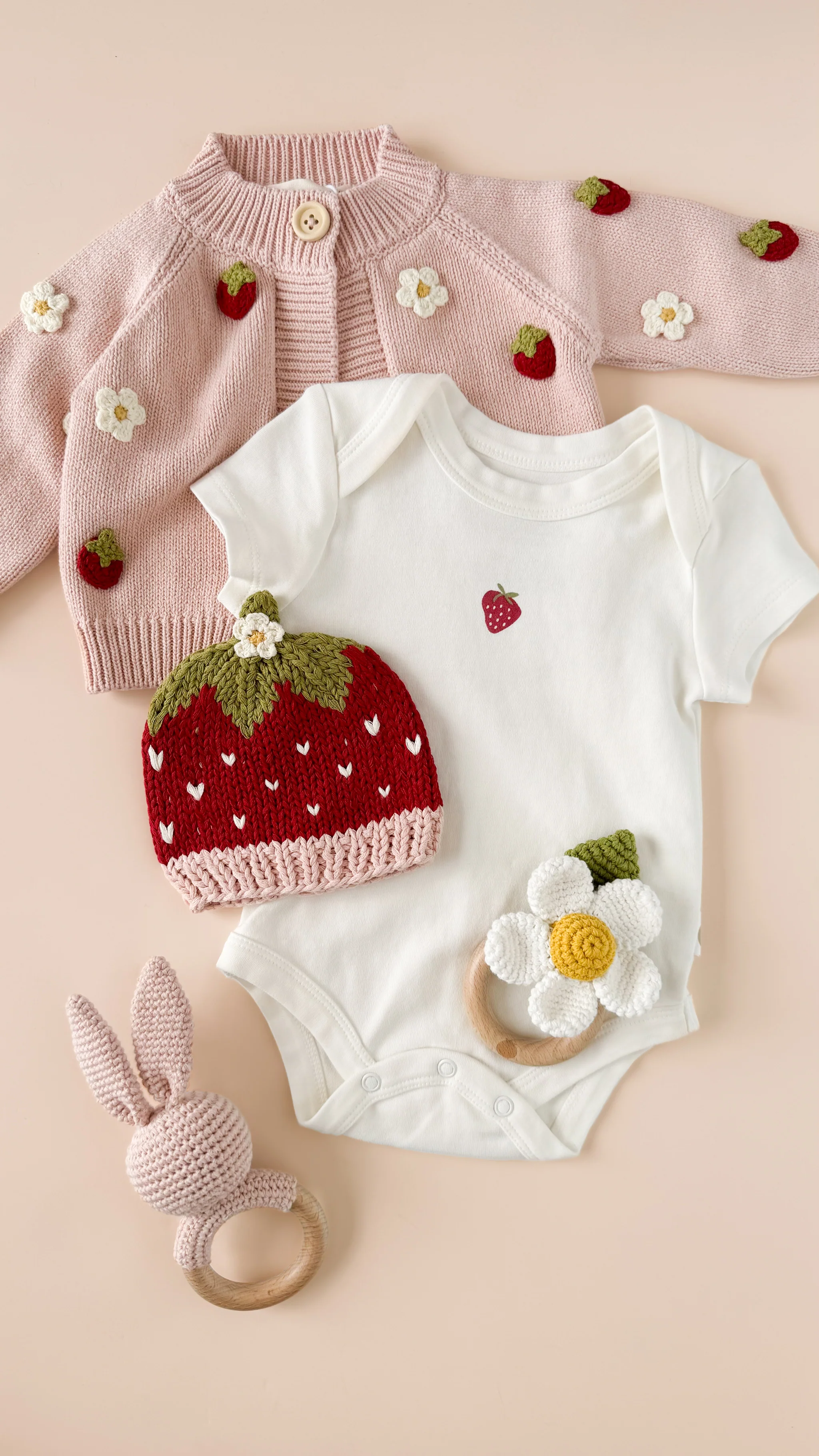 Cotton Strawberry Hat - Image 7