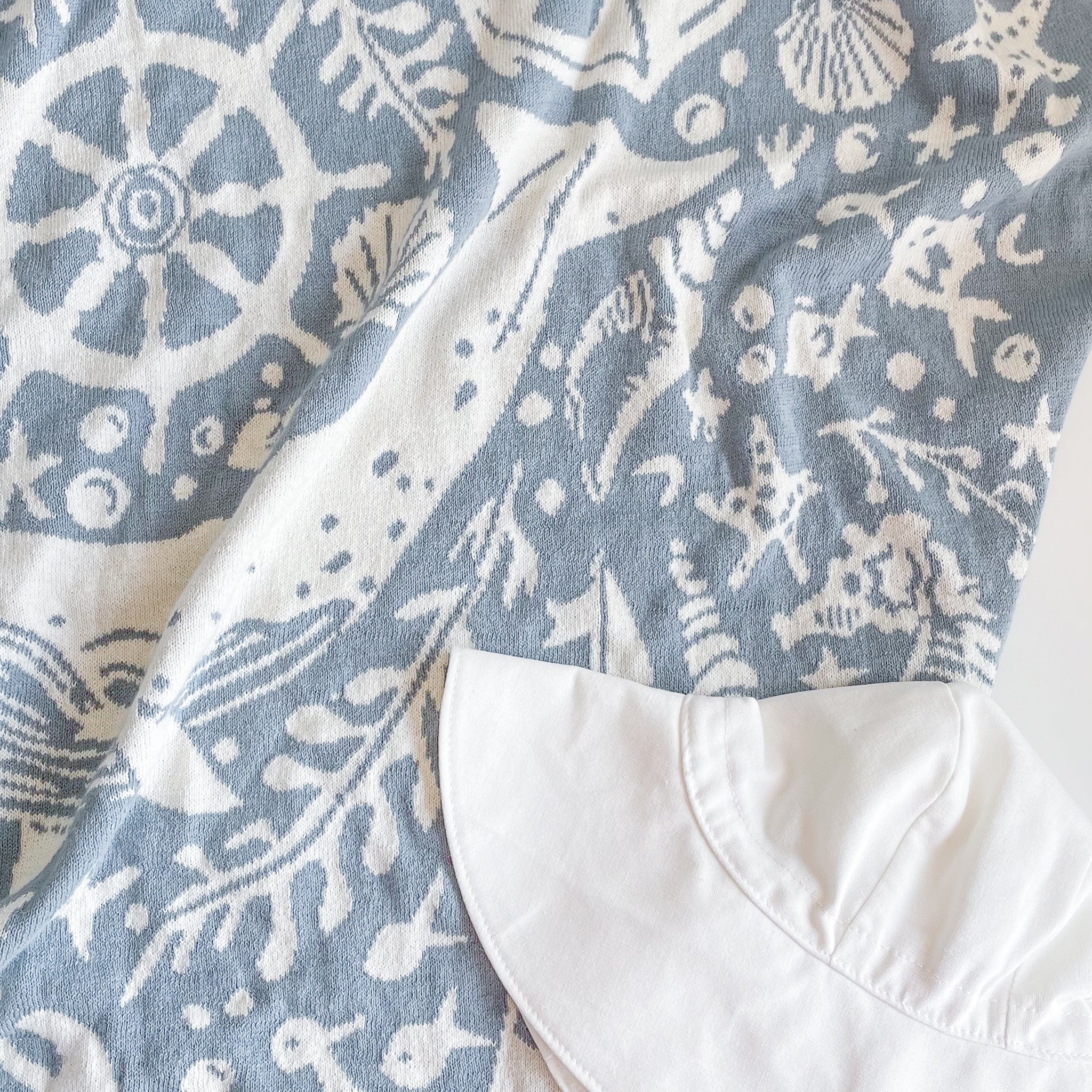Organic Cotton Blanket Nautical - Image 9