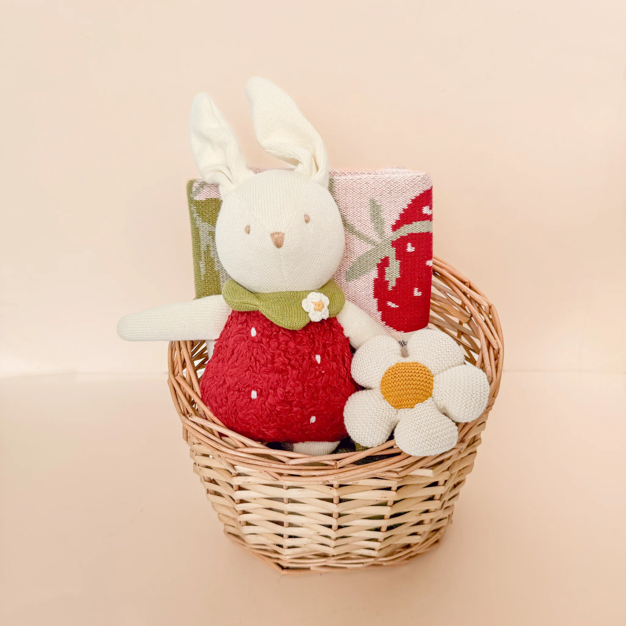 Organic Cotton Flower Lovey - Image 3