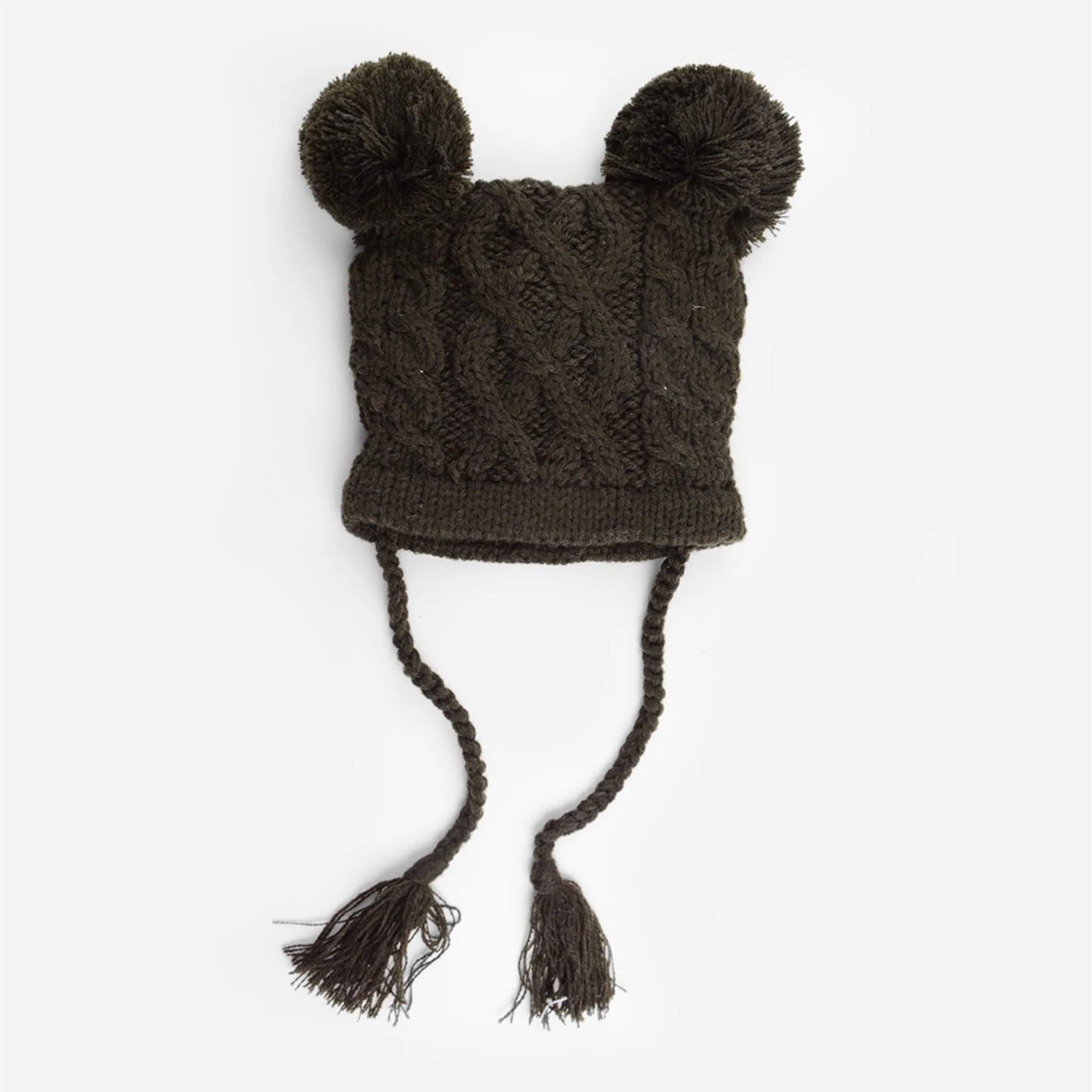 Quinn Cable Pom Pom Knit Hat - Image 5