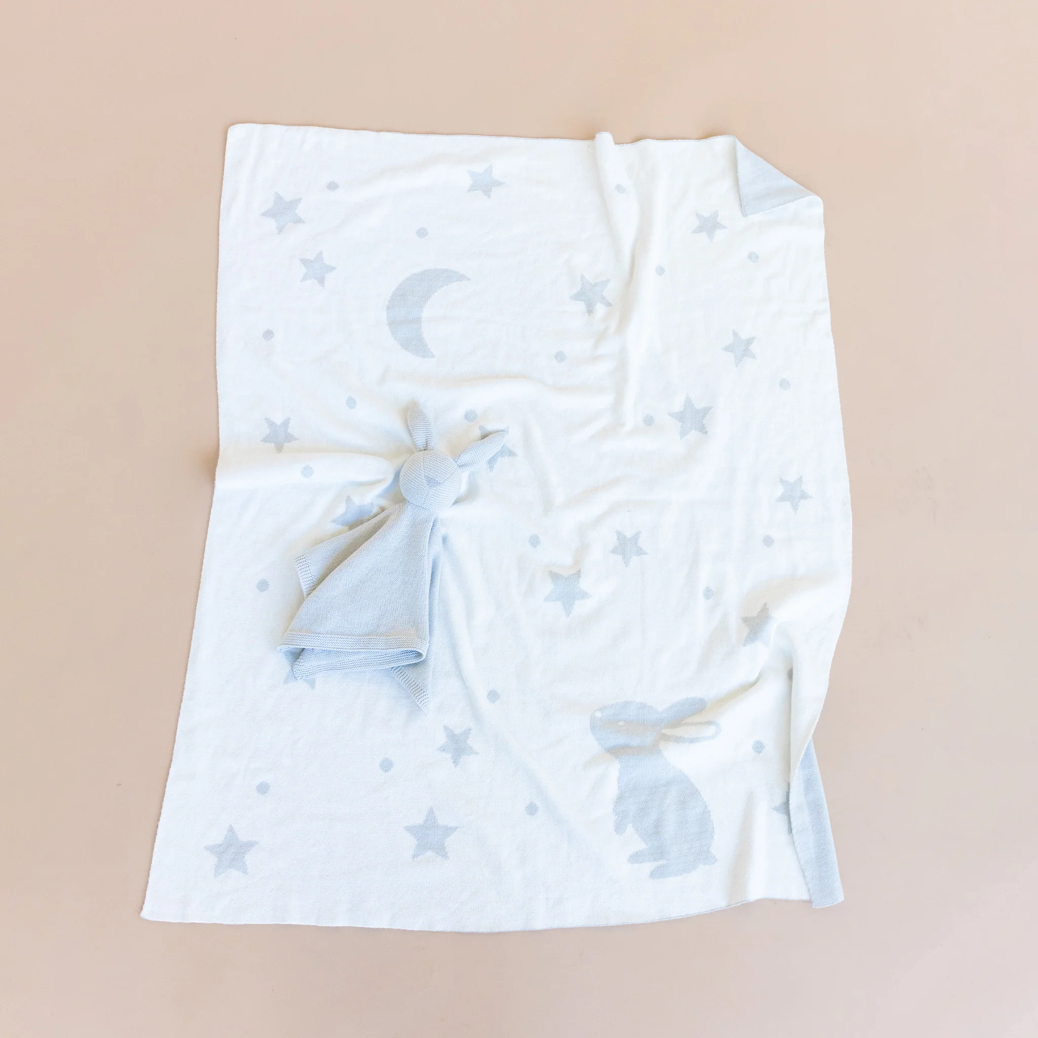 Star Moon Bunny Blanket Gift Set - Image 5