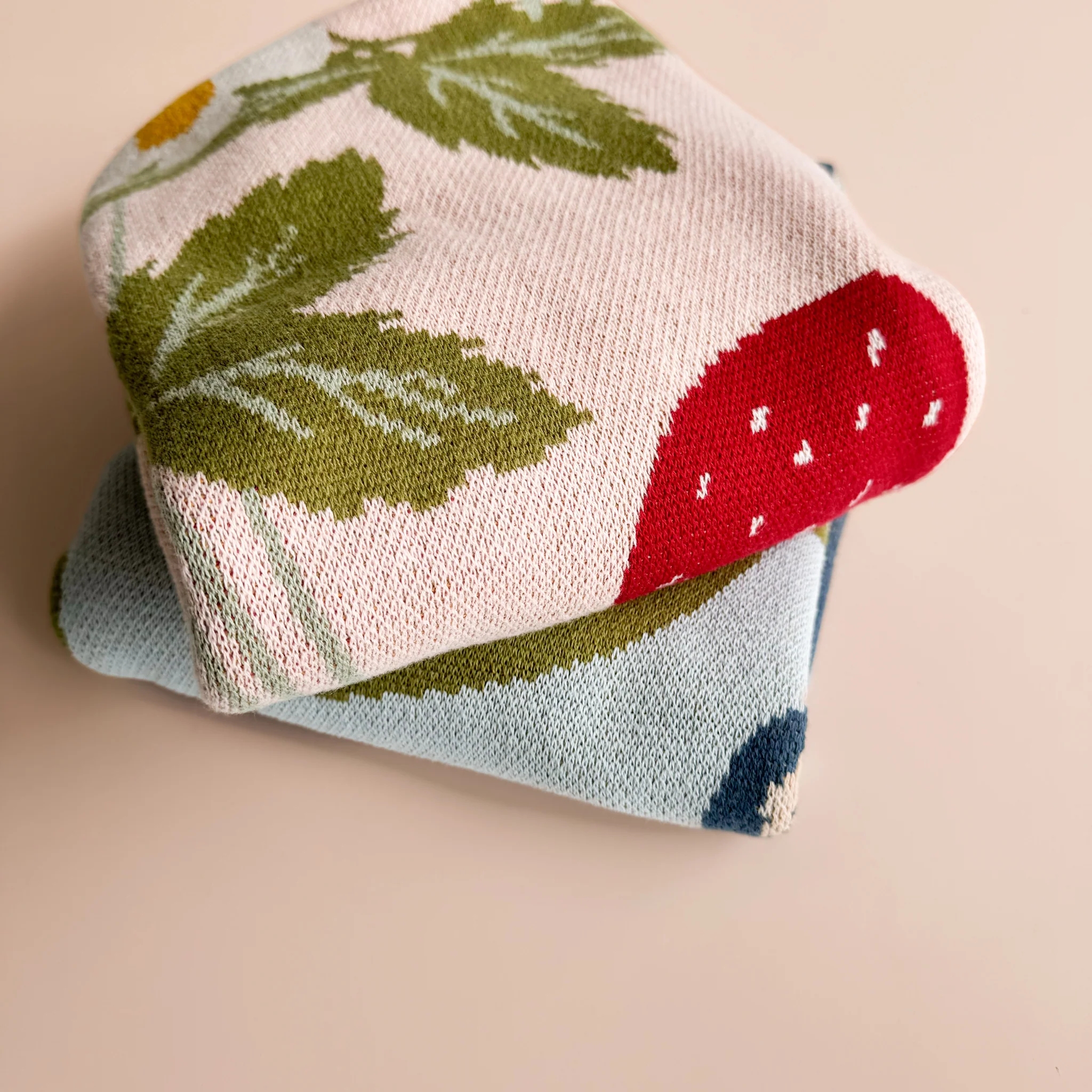 Strawberry Bunny Blanket | Organic Cotton - Image 7