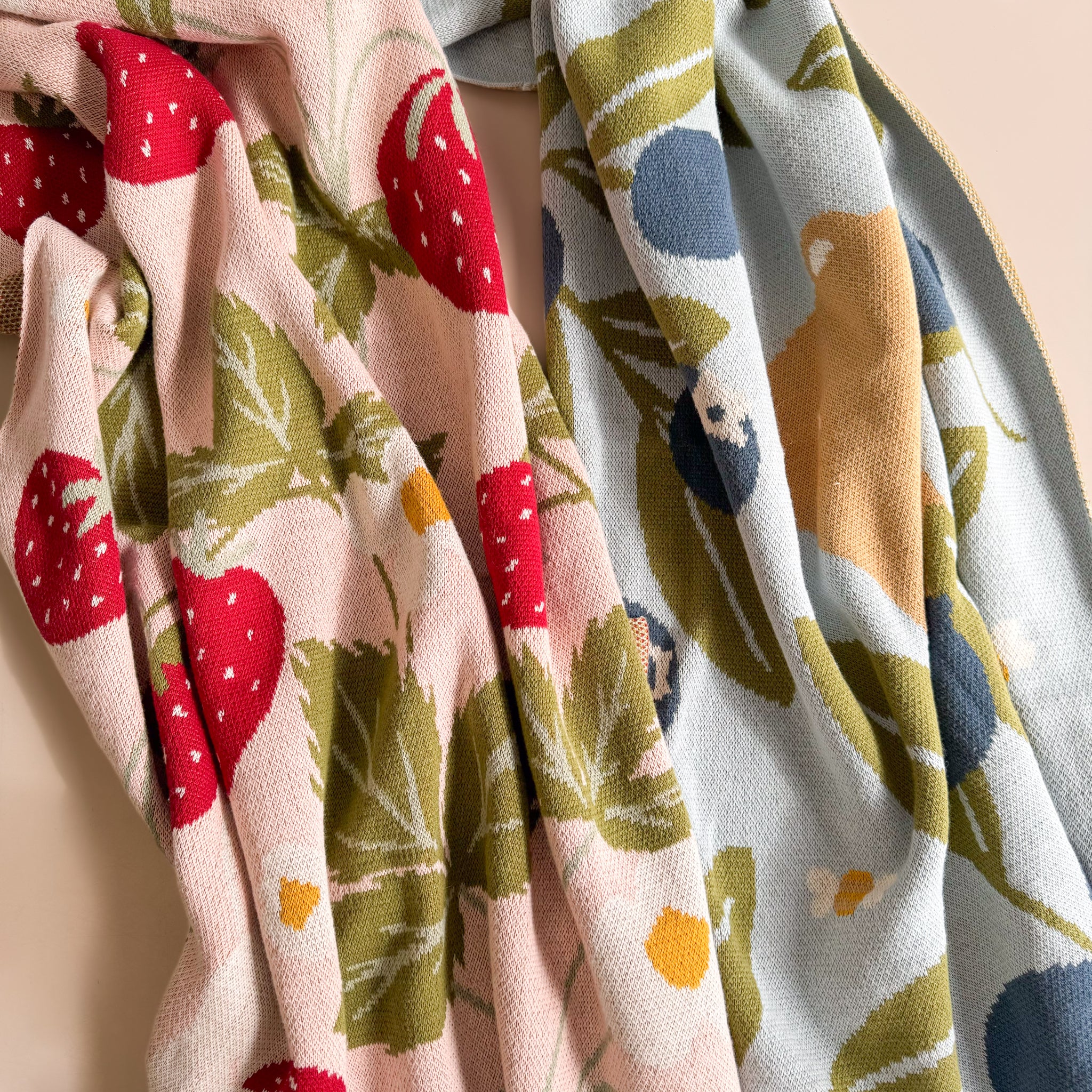 Strawberry Bunny Blanket | Organic Cotton - Image 8